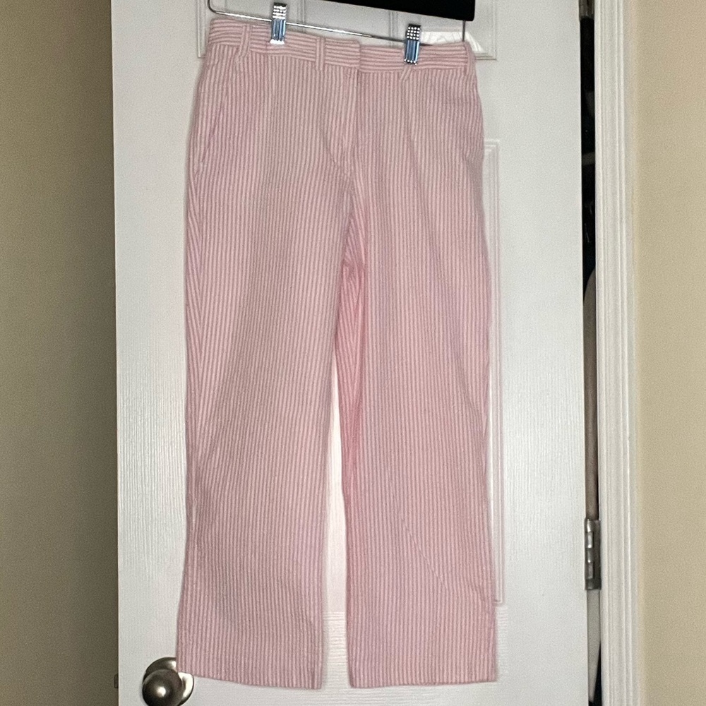 Tailor New York Pink Striped Pants Size 2